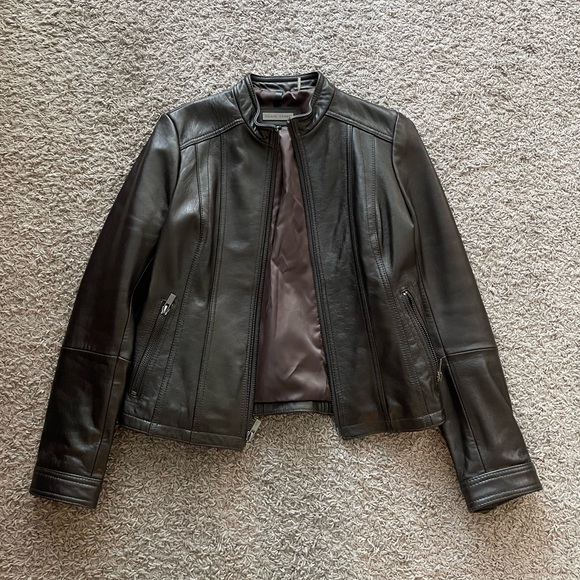 Black Rivet Jackets & Coats Brown Leather Jacket Poshmark